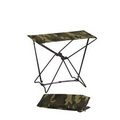 Woodland Camouflage Folding Camp Stool